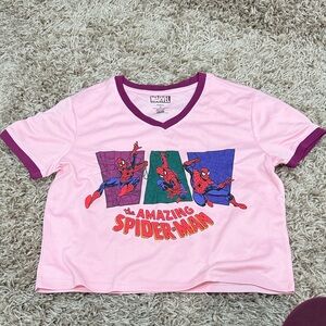 Marvel Pink and Purple Spider-Man Tee